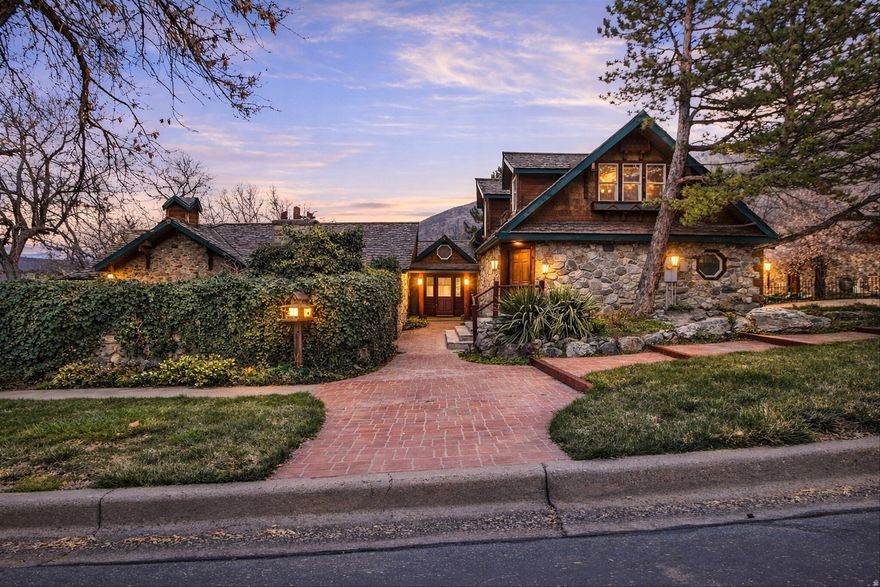 Rare. Authentic. Unrepeatable!  This is not just a home - it is an experience.  Registered as a historic site and originally built for Farmington's Cobbler, this one-of-a-kind residence was completely rebuilt (19961998), blending heritage with intentional luxury upgrades.  Vaulted wood ceilings, Australian Cypress hardwood floors, and a warm fireplace create the atmosphere buyers search for but rarely find. The kitchen delivers true high-end performance with custom cabinetry, granite countertops, double ovens, built-in refrigerator, and a Viking range.  Imported Italian tile, distinctive windows, and custom finishes elevate every space. Positioned on a desirable corner lot in a quiet, high-end neighborhood, the home captures breathtaking sunrises and sunsets. Enjoy peaceful mornings on the expansive front porch or unwind in the private "secret garden" patio.  Walking distance to hiking, camping, and biking trails, this location offers rare access to both serenity and adventure.  Major investments include a new furnace, new water heater, $18,000 Leafguard custom gutters and soffit system, electric vehicle charging station, custom built-in glass dog door, and two large sheds.  Homes with this level of craftsmanship, history, and setting cannot be replicated at today's build costs. If you have been waiting for something truly special, this is it.  Originally built for Farmington's historic Cobbler and completely rebuilt (19961998), this home blends heritage with intentional luxury upgrades.  Major investments include a new furnace, new water heater, $18,000 Leafguard custom gutters and soffit system, electric vehicle charging station, custom built-in glass dog door, and two large sheds.  And then there is the charm - 130 hidden ducks throughout the home, a detail guests will never forget.  Homes with this level of craftsmanship and character cannot be replicated at today's build costs. If you have been waiting for something truly special in Farmington, this is it.