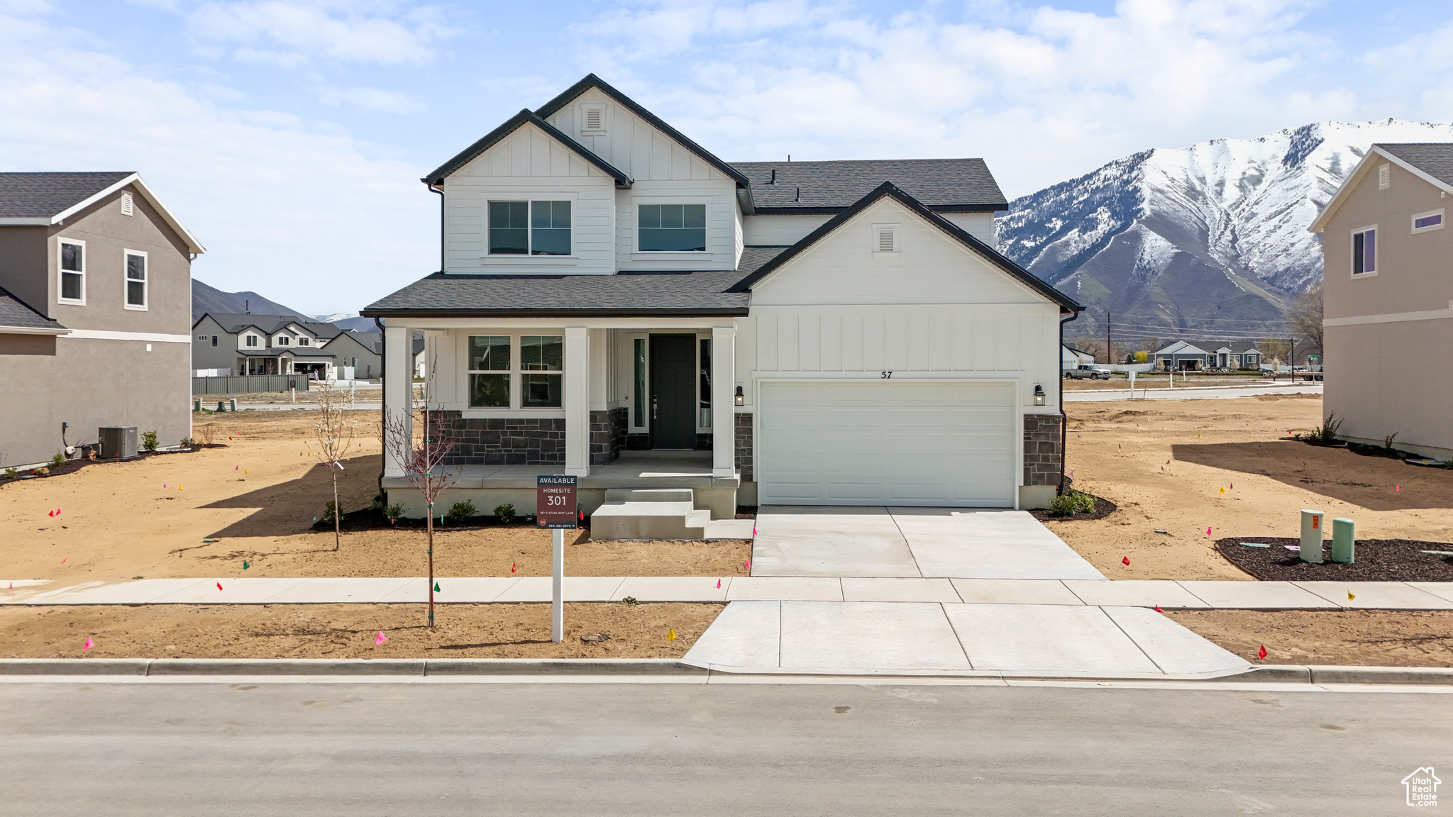 Ask about our current buyer incentives! Introducing the Cambridge, a remarkable floorplan in Mapleton's serene Parkside community. This home is designed for those who value space, comfort, and flexibility. It offers ease and convenience without sacrificing luxury. As you step into the Cambridge plan, you're greeted by an open and airy atmosphere, where the blend of modern design and practicality is immediately apparent. The expansive layout provides ample space for family living, entertaining, and personal retreats as well as space to grow. This home benefits from the proximity to Maple Grove Park where residents can easily enjoy the outdoors, with walking trails and green spaces just a short stroll away. Estimated completion November of 2025. Pictures of this home are of a different address and same floorplan to be used as an example. Inquire for more details. Buyer to verify all.