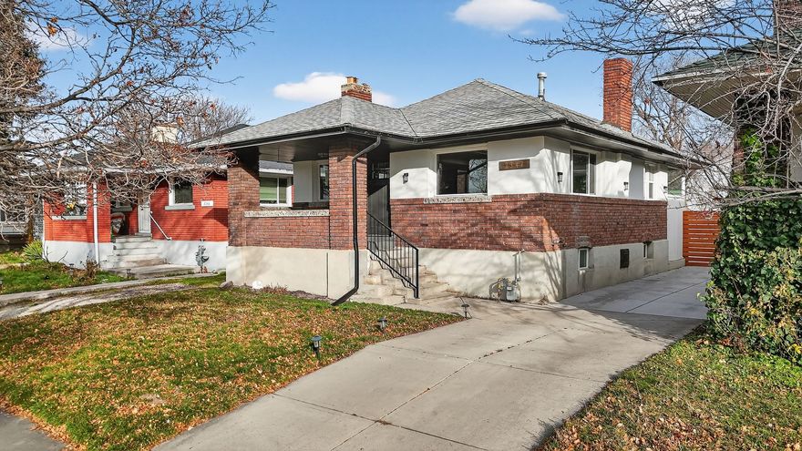 Charming fully remodeled brick home blends classic character with modern upgrades in the highly sought after community of Sugar House. The inviting main level features new flooring & fresh paint throughout. Enjoy a spacious family room with stunning fireplace. The kitchen has been thoughtfully remodeled with updated cabinetry, granite countertops and modern appliances. Major system updates provide peace of mind including all new electrical, plumbing, windows and central air. The unfinished basement offers excellent storage and potential for future growth. Outside, enjoy a spacious patio and spacious fully fenced yard. Ideally located just a short distance to Trader Joes , one block from Sugar House shops and dining and minutes from freeway access. This home offers the perfect blend of neighborhood charm and convenience.