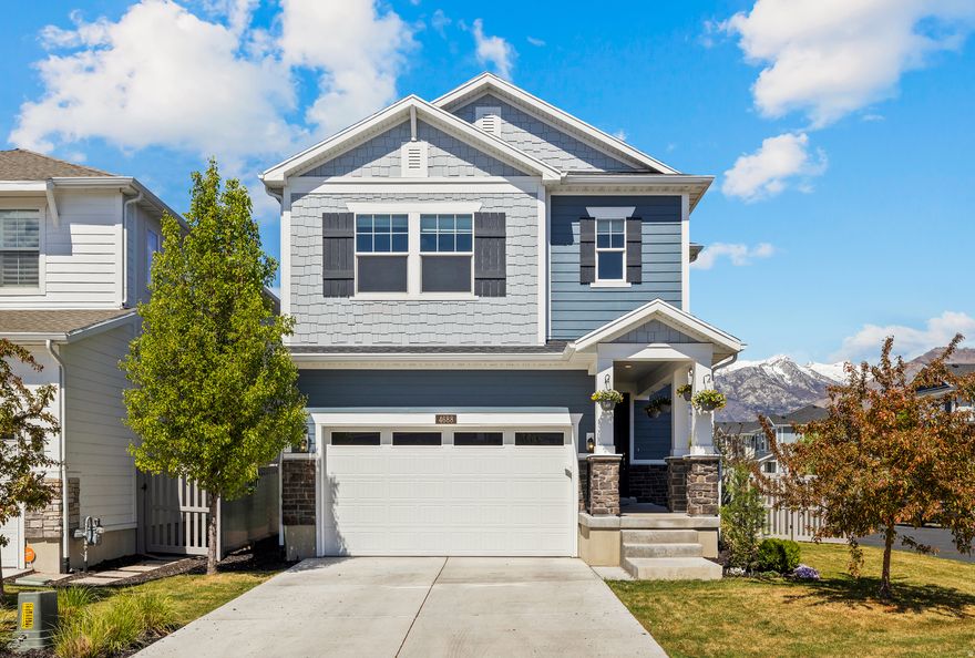 Welcome to 4688 Camellia! Completed in 2021, this thoughtfully designed 4 bed / 4 bath home offers 2,894sf of comfortable, modern living in an ideal location. Set on a beautifully landscaped corner lot, the home is filled with natural light and features a highly functional layout that flows easily from space to space-perfect for both everyday living, privacy and entertaining.  Enjoy being just minutes from Alpine Country Club, Cedar Hills Golf Course, Lone Peak High School, with quick access to American Fork Canyon for year-round outdoor recreation and a short drive to the Silicon Slopes tech hub. Shopping, dining, and daily conveniences are all close by, making this location as practical as it is desirable. Come take a peak today!