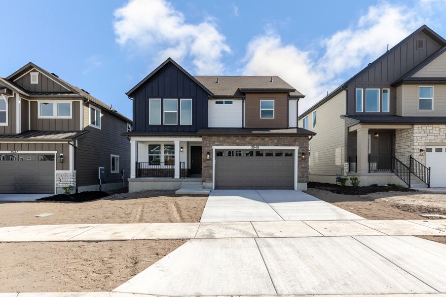 Welcome to your brand-new single-family home at River Point - where modern design meets comfort and functionality. With an open-concept layout perfect for everyday living and entertaining, this thoughtfully designed space offers both style and convenience. Enjoy the privacy of your own home while staying close to everything Lehi has to offer. As part of this vibrant new community, you'll love amenities like a clubhouse with a gym, a spacious pool, and a playground. Reach out today to learn more or schedule your visit! (NORA LOT 456)