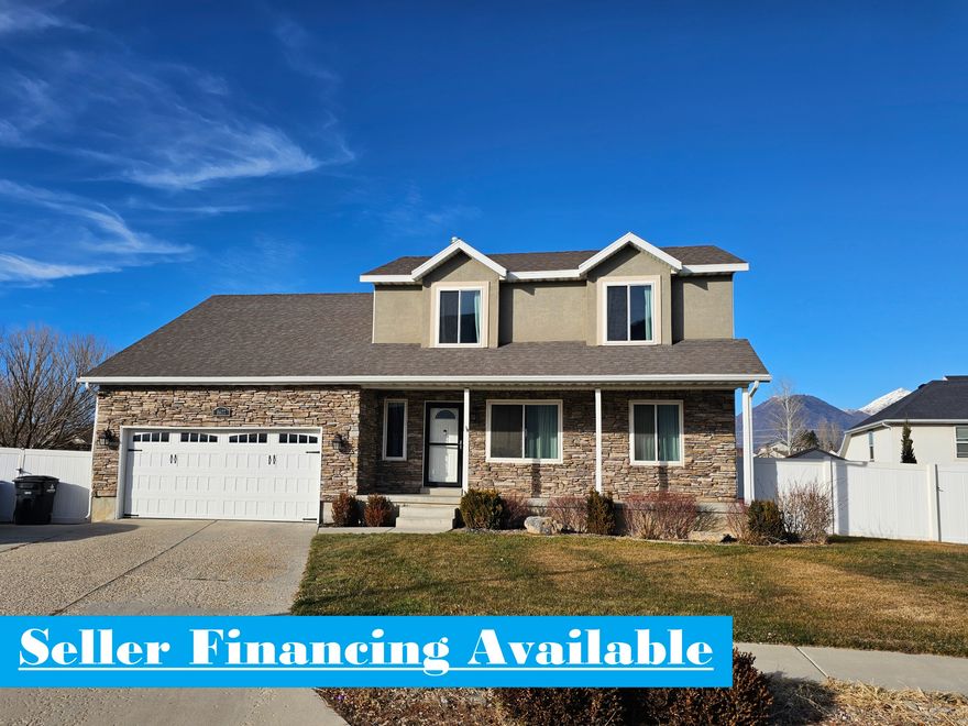 ****Seller Financing Available**** With a minimum $70,000 down payment, this home can be yours. This beautifully maintained property is located in a desirable Spanish Fork neighborhood and offers a functional layout with plenty of space for everyday living, entertaining, or working from home. Enjoy bright living areas, a welcoming kitchen, and comfortable bedrooms. Conveniently close to schools, parks, shopping, and commuter routes. A great opportunity in a fantastic location-don't miss it!