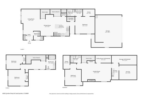 Tiny photo for 4438 W SOUTH JORDAN PKWY, South Jordan, UT 84009 (MLS # 2137162)