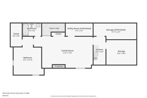 Tiny photo for 4438 W SOUTH JORDAN PKWY, South Jordan, UT 84009 (MLS # 2137162)