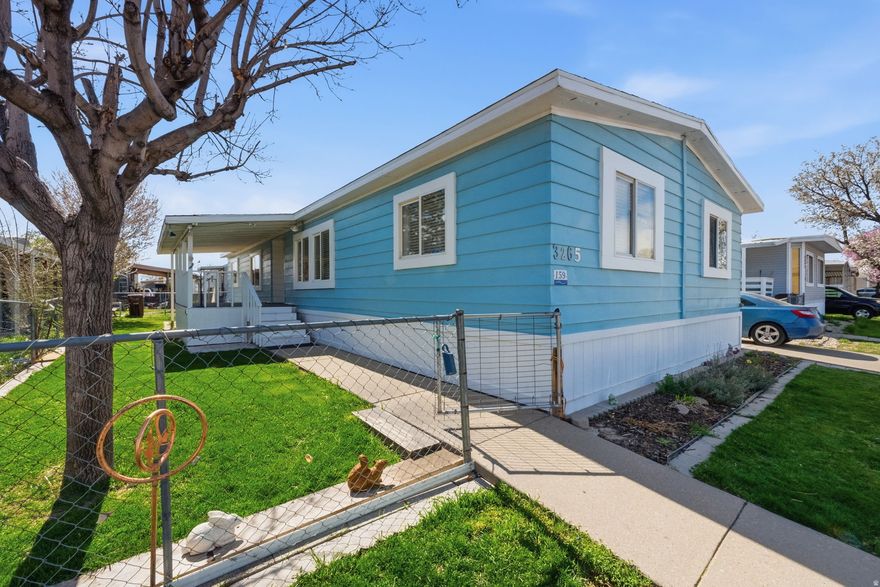 Spacious 1,560 sq ft mobile home with an open, functional layout that shows exceptionally well and feels more like a single-family residence. Features two dining areas, offering flexibility for additional living space, a home office, or potential conversion to up to 4 bedrooms. Located in a desirable West Valley City community with convenient access to shopping, dining, and freeway connections. Community amenities include a pool, a clubhouse, and a playground.   Square footage figures are provided as a courtesy estimate only and were obtained from the seller.  Buyer is advised to obtain an independent measurement.