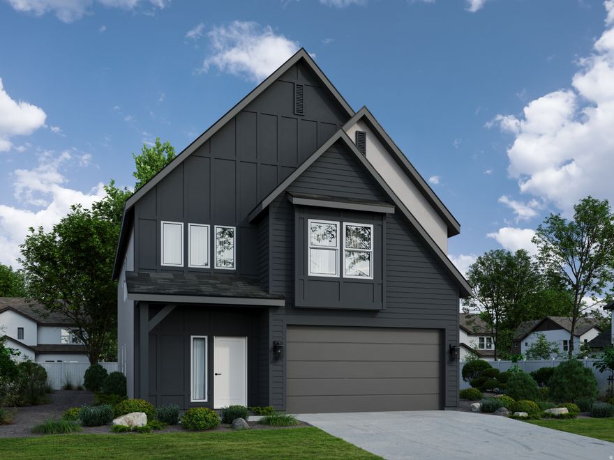 Welcome to theAUDREY, featuring the popular Swiss 4 floor plan with a charming Cottage elevation. This thoughtfully designed new construction home offers 2,406 sq ft, 4 bedrooms, and 3.5 bathrooms, with a spacious and functional layout ideal for modern living. The main level includes an open-concept kitchen, dining, and family room, while the upper level features a private primary suite, additional bedrooms, laundry, a flexible loft space, and an awesome Jack-and-Jill bathroom that adds both convenience and functionality. Carefully selected interior finishes include granite kitchen countertops, a zellige tile backsplash, warm brass lighting accents, and an elegant primary shower. A 2-car garage and quality craftsmanship complete the home. Ideally located just minutes from downtown Salt Lake City, theAUDREY provides convenient access to dining, entertainment, major roadways, and transit while still offering a neighborhood-oriented setting. Estimated completion Spring 2026. Renderings are for illustrative purposes; features, finishes, and colors may vary.