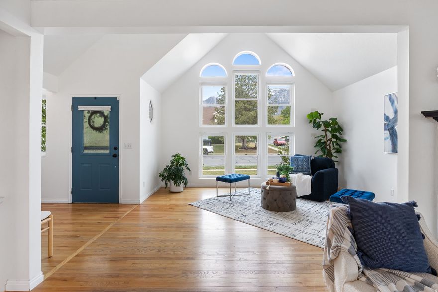 Open house on Saturday 4/25 from 10 am - 2 pm and Sunday 4/26 from Noon - 2 pm. Private showings to begin on Monday 4/27.  Expansive mountain and valley views highlight this Sandy home. The open concept floor plan and extensive deck and patio space create magnificent opportunities to entertain family and friends. A gardener's dream with RV parking and a four car garage. Located within walking distance to Indian Hills Middle School and Alta High School. Five minutes to Sprucewood Elementary, Indian Hills Middle School, and Alta High School. Five minutes to I-15 and Fifteen minutes to Big Cottonwood Canyon.