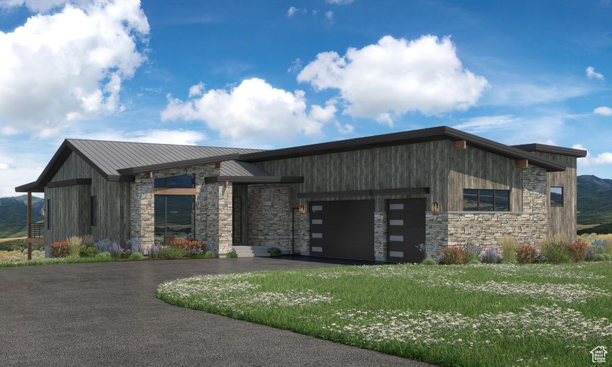 Positioned on one of Jordanelle Ridge's premier view lots, this 4,291 sq ft residence at The Heights captures sweeping views of Mt. Timpanogos and the Heber Valley while blending craftsmanship with elevated design.  Built by Timberidge Custom Homes-celebrated for precision craftsmanship and timeless design-this home features The Wasatch - Modern Floorplan (One of Six Semi-Custom floorplans) and unfolds across two levels of light-filled living. The main level centers around a vaulted great room and gourmet kitchen that open seamlessly to a covered deck and sunroom, creating a year-round connection to the outdoors. The main-floor primary suite offers dual closets, a spa-inspired bath, and stunning mountain views, while a secondary office/bedroom, full bath, and spacious mudroom enhance everyday livability.  The lower level extends the experience with a rec room, bunk room, guest suite, and office, along with a bar, kitchenette, and covered patio for effortless entertaining. A three-car garage provides ample storage for mountain gear, and an elevator to connect both levels for ultimate convenience.  Perfectly located, you're just 12 minutes from Deer Valley East Village, 5 minutes to downtown Heber, 20 minutes to the Uinta National Forest, and 50 minutes to SLC International Airport. The Heights offers the rare balance of serenity, design, and accessibility. Opportunities within this gated enclave are limited-secure your homesite where craftsmanship meets the mountain.