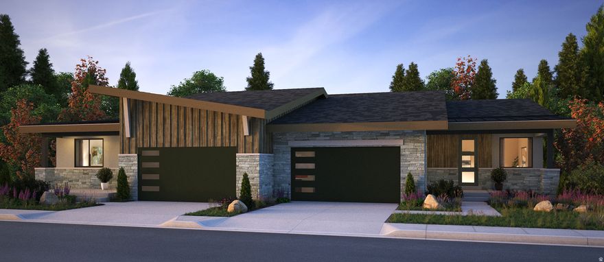 Shoreline twin homes are nestled in picturesque Hideout Canyon and the shores of Jordanelle Reservoir, yet only 10 minutes from downtown Park City. The expertly designed community gives each home its breathtaking views of the surrounding mountains and lake with access to a 2.5-acre mountainside park and miles of hiking and biking trails, putting the best of recreational living at your door. The Skyline is our largest floor come take a look before they are all gone