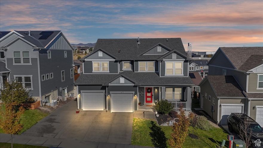**Price Improvement ** Beautiful 2-story home located in the hills of Herriman with amazing mountain and valley views. This home features 6 bedrooms, a fully finished walkout basement, updated lighting, and new flooring. Enjoy the expansive deck perfect for entertaining while taking in panoramic views. Conveniently located near hiking and mountain biking trails, and just minutes from Mountain View Village for shopping, dining, and entertainment. Agent is owner