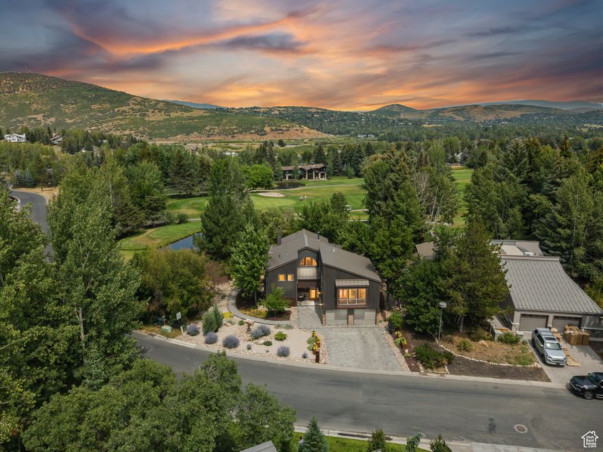 Tucked into one of Park City's most scenic and sought-after neighborhoods, this beautifully remodeled home blends timeless mountain charm with everyday luxury. Surrounded by a pond and two gentle creeks, and backing directly to the Park City Golf Course, the setting is a peaceful sanctuary-yet just five minutes from Main Street, world-class skiing, and everything else Park City has to offer.  Inside, expansive windows invite in natural light and ever-changing views of moose, deer, and ducks wandering past. The home's open design features warm gathering spaces, three fireplaces (two wood-burning, one gas), and a seamless connection to the outdoors-whether you're enjoying morning coffee in the cozy upstairs family room, cocktails by the fire pit, or a soak in the hot tub under the stars.  With two primary bedroom suites, two additional bedrooms, and dual laundry areas, the layout is perfect for hosting friends, children, and grandchildren alike. A main-level primary suite adds ease, while the wraparound deck, heated driveway, and ski-in/ski-out Nordic access make this a true four-season retreat.  As the owners say: "Living in this house, in this location, we feel like we're on vacation every day." Come experience the magic of Thaynes Canyon living.