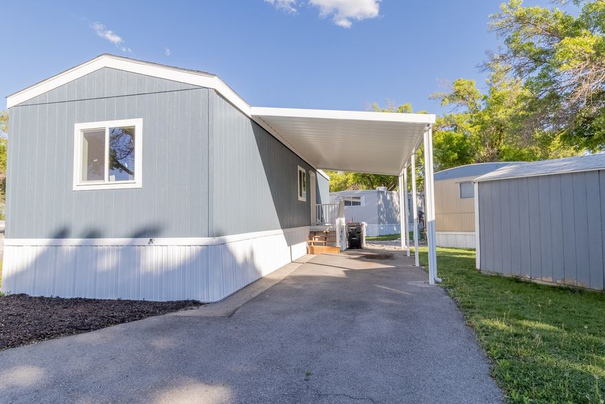 Brand-new 2025 mobile home in a highly desirable 55+ community! One resident must be 55+ and the rest of the household must be 18+. This is currently the only brand-new 2025 home available, a rare opportunity to own a completely new home in an established and welcoming community. The home has never been lived in and comes with central air conditioning, modern finishes, covered parking, and a storage shed.  Seller is very motivated! Seller is also offering an incredible incentive equivalent to 6 months of free lot rent/HOA payments applied every other month during the first year. Seller financing options may also be available, ask for details! Community approval is required prior to contract acceptance and closing. Buyers are encouraged to contact Park Management directly regarding community requirements, lot rent, rules, and approval process.