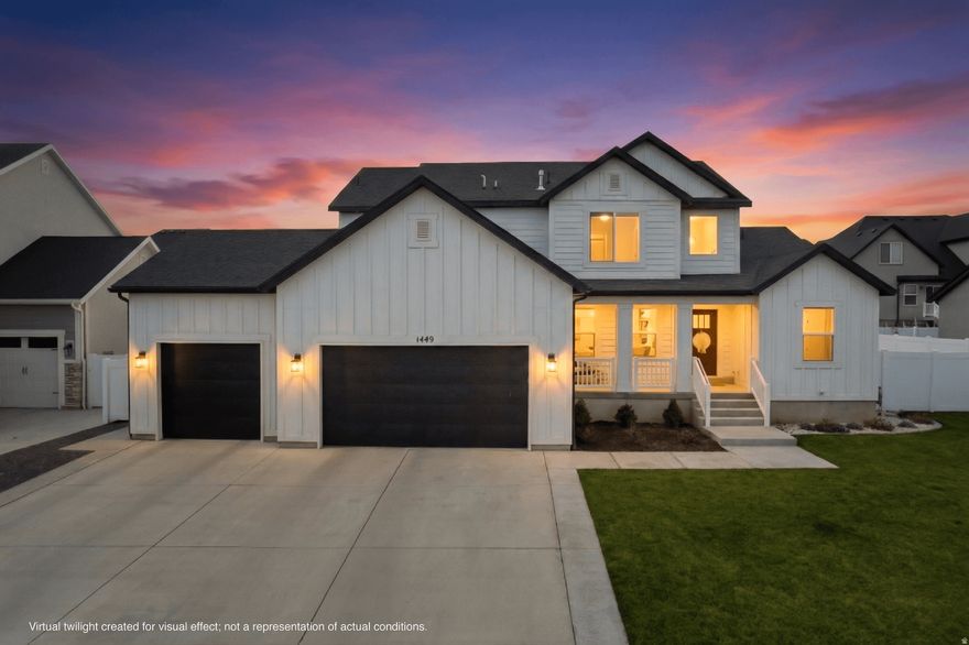 Do you want essentially a new build but with the landscaping already finished for you? This home is a beautiful, bright, and sun filled space with spaciousness throughout. The great room features a wall of windows, space for a large dining table, and a dialed in gourmet kitchen. A must see!