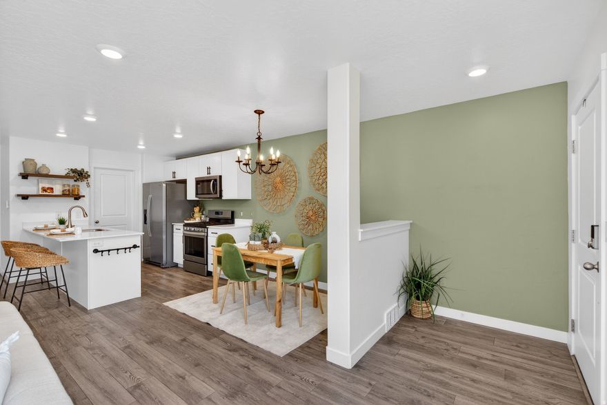 SUPER CLEAN 3-bedroom, 2-bathroom townhome. Location, location, location. Easy access to freeway, shopping, walking trails, swimming pool, pickleball, clubhouse, and basketball. 2-car garage to help with storage or parking in the winter. Enjoy the beautiful views, walks on the Jordan River trail, and the Willow Park dog park. Don't forget the crawl space for even more storage space. TV mount in the living room is included. All information, figures, and documentation provided as a courtesy, buyer to verify all information.