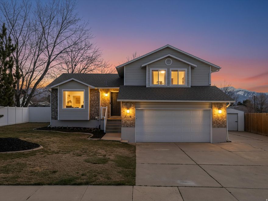 Step into this beautifully updated multilevel Layton, Utah home nestled in a highly soughtafter neighborhood on a quiet street. Thoughtful upgrades shine throughout, including modern lighting, durable LVP flooring, and a fresh neutral color palette that creates a bright, inviting atmosphere.  The main level offers both a Formal Living Room and Kitchen with a step-down to a spacious Family/Great room-perfect for gatherings, relaxing, or entertaining. The Updated Kitchen features contemporary finishes and flows easily to all living spaces, making everyday living feel effortless.  Upstairs, you'll find three Comfortable Bedrooms and two Full Baths, providing plenty of room and privacy. The Lower Level adds exceptional flexibility with two additional Bedrooms and one Bath, ideal for guests, a home office, or multigenerational living.  Step outside to a freshly sodded, fully fenced backyard complete with automatic sprinklers and a convenient walkout from the family room. It's a readymade outdoor retreat for play, pets, or peaceful evenings at home.  RV parking is 14' wide and 56' front to back.  This home blends modern updates, functional layout, and a fantastic location-an ideal place to settle in and make your own.