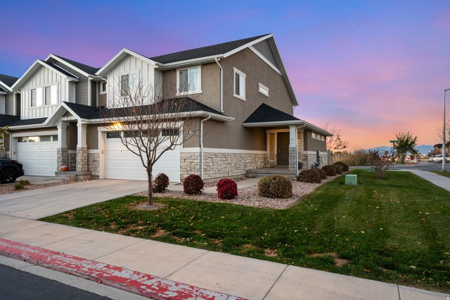 This beautiful end-unit townhome offers comfort and convenience! Enjoy a fully finished basement for extra living space, a private fenced patio for relaxing or entertaining, and the benefit of being an end unit with added light and privacy!  Call today for a private tour, Zero down options available in this area!