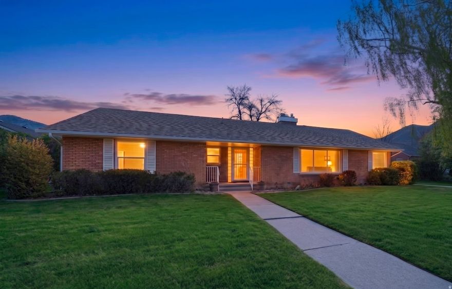 Enjoy the convenience and accessibility of single story living with 2,340 square feet thoughtfully laid out for comfortable everyday life. The 1993 addition transformed this home, creating a generous kitchen, family room, and dining area with soaring vaulted ceilings and a cozy gas log fireplace that serves as the heart of the home.  Fresh & Move In Ready: BRAND NEW ROOF installed April 16, 2026.  New Water Heater.  Step inside to find new carpet and fresh paint throughout, giving the home a clean, updated feel. For those with an eye for character, hidden original hardwood floors lie beneath the carpet in many rooms, offering exciting potential for future customization.  The Outdoor Gem: The true standout of this property is the LARGE .55 acre lot, a rare find in Morgan City. This expansive outdoor space features a storage shed, established vegetable garden, and plenty of room for entertaining, gardening, or whatever your lifestyle demands. The possibilities are endless with this much usable space.  Prime Morgan City Location: this home offers the perfect balance of small town charm and convenience. Walk to local shops, parks, and community events while enjoying the peace and privacy of your own spacious lot. Morgan City provides a tight knit community atmosphere with easy access to outdoor recreation and commuting routes to Ogden, Salt Lake City, and Park City.