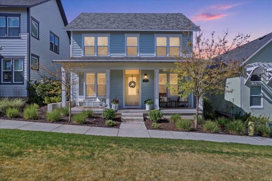 Located in Lake Village just steps from Oquirrh Lake, this beautiful home offers stunning lake and mountain views along with a completely private, beautifully landscaped backyard. The main floor has a beautiful, open format to support entertaining and the primary suite upstairs boasts a stunning bathroom with a frameless shower and stand-alone tub. The basement adds extra charm with a cozy reading nook, French doors leading to a playroom or den, and a built-in entertainment center.  Enjoy easy access to the paved walking and biking paths, scenic footbridges, and the peaceful atmosphere surrounding the lake. Nearby, you'll find local favorites including restaurants, a pastry shop, barbershop, and the boutique Harmons grocery store. As a Lake Village resident, you'll also have access to the boathouse with kayak and watercraft rentals, plus community events like Food Truck Thursdays, the Pumpkin Regatta, and the annual Easter egg hunt. Just minutes away are Trax, the Daybreak library, and the new Bees stadium district featuring restaurants, a movie theater, and weekly concerts for Daybreak residents.  This home offers an incredible opportunity to enjoy the unique lifestyle and strong sense of community that make Daybreak so special. Square footage figures are provided as a courtesy estimate only. Buyer is advised to obtain an independent measurement.