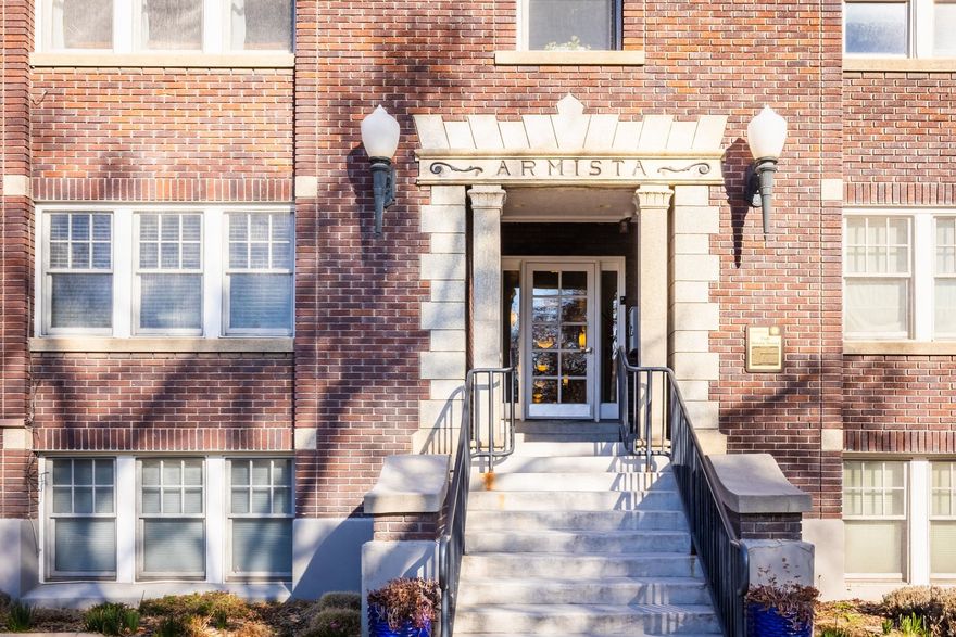 Welcome to The Armista!  Listed on the National Registry of Historic Places, this gem of a building exudes charm and is incredibly convenient for downtown living.  This true one-bedroom unit, located on the top floor, is well appointed with original hardwood floors, exposed brick walls, and is being offered fully furnished.  It's move-in ready!  You'll love the custom built-in cabinetry in the bedroom that maximizes the storage and use of the space.  Located minutes to City Creek, the U of U, Oasis Cafe, HSL, Harmons, and Gourmandise, this condo is the perfect place for city living.  One reserved parking space is included along with a storage locker in the basement.   Top floor units do not come available often!  Call today to set up a private tour of this charming unit. (All information provided as a courtesy and is deemed reliable, but is not guaranteed. Buyer and Buyer's Agent to verify all information.)