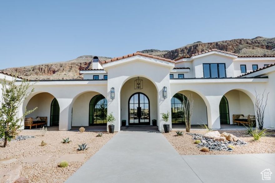 Home sold in 1/8th Fractional Ownership Shares. La Hacienda is gorgeous inside and out, and sits on over 10 private acres. It was also a Parade of Homes in 2022! It's a tranquil paradise, yet close to all necessary amenities. Featuring 6 bedrooms and 5 1/2 baths, the home comes elegantly furnished with Ember's award-winning style. Entertain in one of your two kitchens, play pickleball or basketball, or create memories in your gourmet kitchen. Practice your putting on your own private green, and then head across the street to play 18 holes. Hacienda is a 4-season retreat. It's located in the small town of Hurricane, yet just a short 25-minute drive to St. George or 40 minutes to Zion National Park. Hacienda is nestled against the Little Creek mountains and is a one-of-a-kind oasis. Every attention to detail has been thought through including an abundance of light, arched doorways and your own private rock slide into the swimming pool. Square footage figures are provided as a courtesy estimate only and were obtained from Seller. Buyer is advised to obtain an independent measurement. Square footage figures are provided as a courtesy estimate only and were obtained from Owner/Builder. Buyer is advised to obtain an independent measurement.