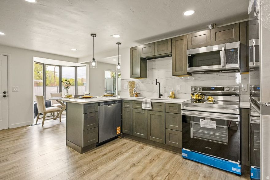 To fall in Love! This amazing Full Remodel has 5 bedroom, 2 bathrooms. 100% finished Basement apartment for extended family or entertaining.  Solar Panels already paid in full! Electric bill was $10.00 This month.  Close to parks, schools and shopping.