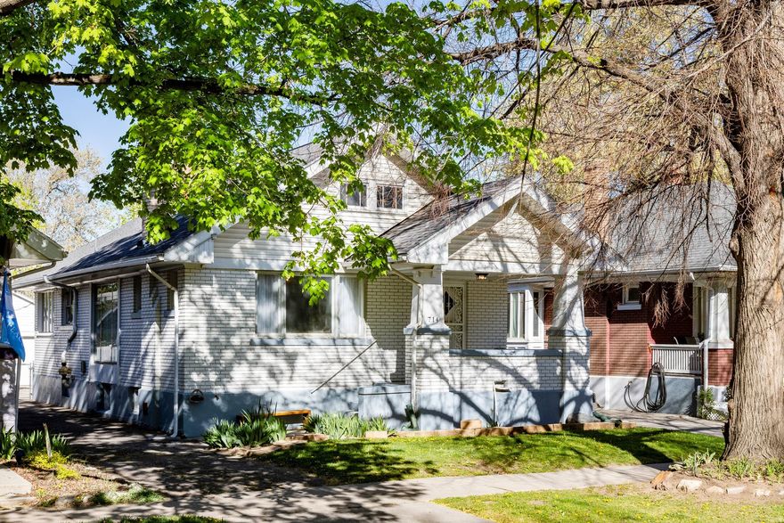 Legal, conforming duplex on a quiet, tree-lined street between Trolley Square and Liberty Park. Walkable to parks, schools, Whole Foods, Trader Joe's, transit, dining, and nightlife. Double-brick construction offers timeless curb appeal and quiet interiors. Spacious 1,300 square foot main floor with 2 bedrooms, soaring ceilings, and large windows! Rare 3-car garage with separated bays. Features updated kitchens/baths, new roof, and tasteful finishes. Main unit is ideal for owner-occupants and may be sold furnished. Basement leased at $1,330/mo through May 2026. Proven STR income from upper unit. Live or invest in the heart of Salt Lake City!