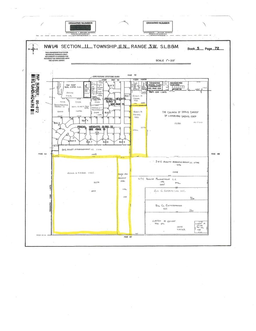 PRIME DEVELOPMENT OPPORTUNITY SOUTH AND EAST OF FRIDAL HEIGHTS! TAX ID #s 05-072-0096, 05-072-0011, 05-072-0010. ALL PARCELS MUST BE SOLD TOGETHER. 23 SHARES OF BEAR RIVER WATER TO BE SOLD WITH THESE PARCELS. ADDITIONAL WATER SHARES ARE AVAILABLE. PLEASE CALL LISTING AGENT FOR MORE DETAILS.