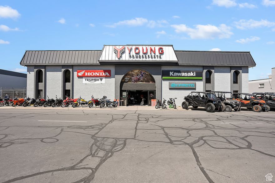 Great opportunity. Anchored by Newgate Mall. Located next to theatre and food court entrance which provides consistent auto and foot traffic. Currently occupied by Young Power Sports (previously Newgate Honda). Many years of continual operation with established retail traffic and recognition. There are 2 separate building on separate parcels with separate tax ID numbers.  Parcel 051390048 (.61 acre)  Building 1 has a total square footage of 21,429 including the mezzanine space.  Main floor 14,000 square feet (8,392 sq. ft. of retail and 5,608 of warehouse).  Mezzanine 7,429 square feet (3,930 sq. ft. of retail and 3,499 of warehouse).  Parcel 051390100 (.35 acre)  Building 2 has a total square footage of 4,700 (1570 sq. ft of retail and 3,130 of warehouse).