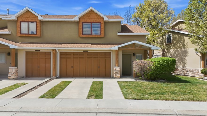 Immaculately maintained end unit in Pines Point! Upgrades include tile kitchen floor, kitchen appliances, air purifier system, fenced back yard and new carpet. Located within walking distance to Jordan Landing, a quick drive to Bangerter Highway and I-15!   Square footage figures are provided as a courtesy estimate only and were obtained from county records.  Buyer is advised to obtain an independent measurement.