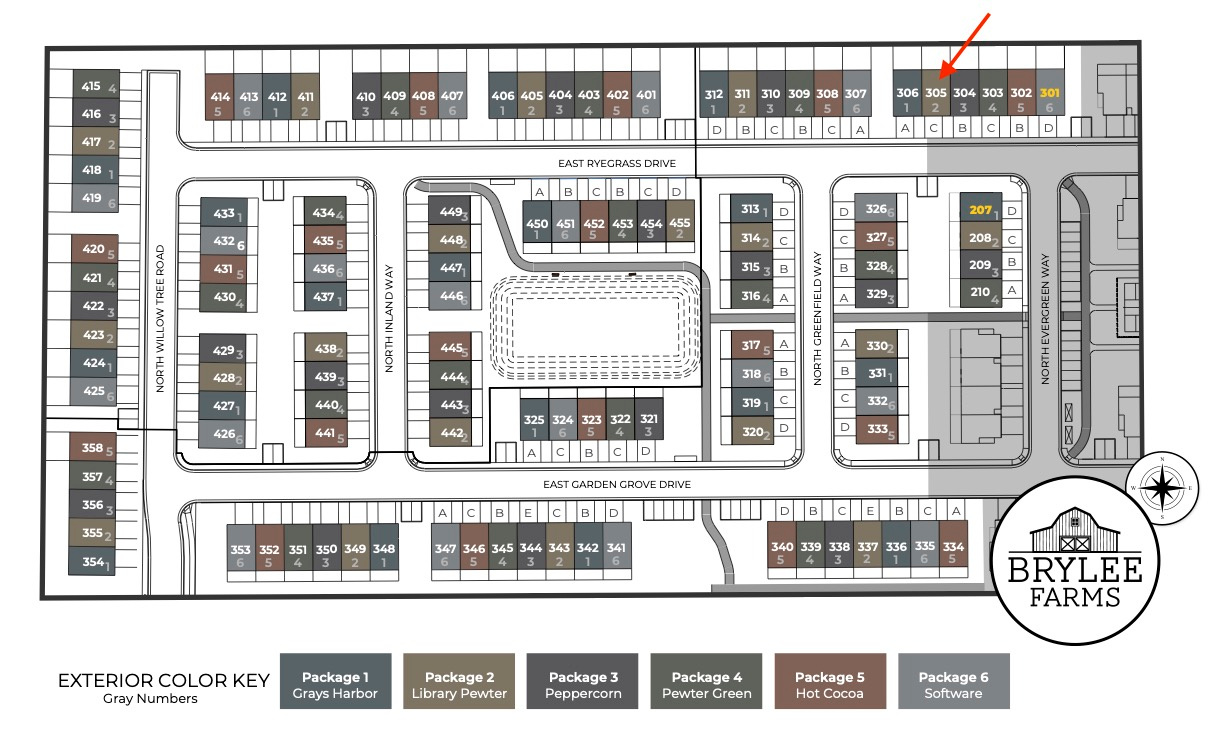 TOWNS AT BRYLEE FARMS - Residential