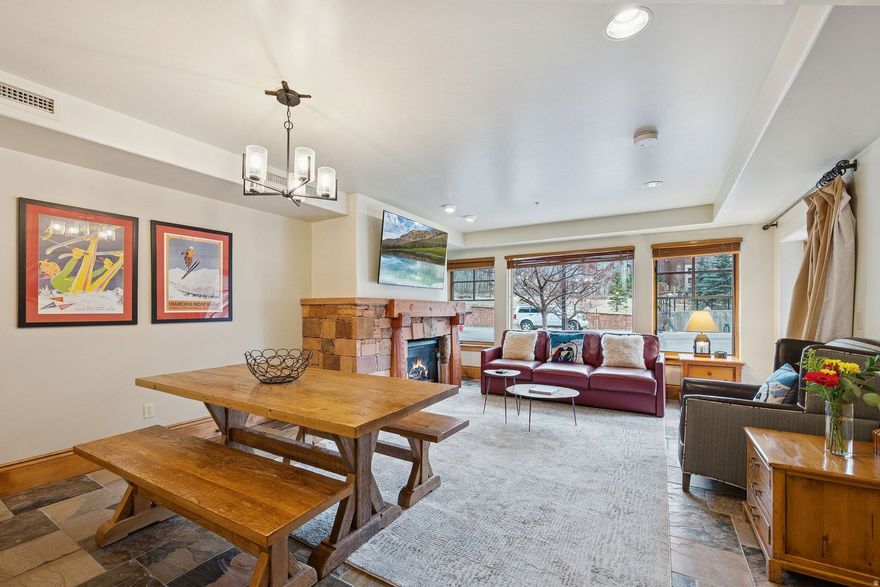 Located in the heart of Lower Deer Valley, this fully furnished Condo 1-bedroom, 2-bathroom condo offers the perfect blend of comfort, convenience, and mountain charm. With 1,000 square feet of living space, it's an ideal retreat for year-round living, a seasonal getaway or investment property.  From your living room, enjoy uninterrupted views of Snow Park Lodge and the FIS World Cup mogul course - a view that perfectly captures the Deer Valley experience. Whether you're sipping coffee as the sun hits the slopes or relaxing after a day outside, you'll always feel connected to the mountain.  Not sure what kind of day you're in the mood for? From the comfort of home, you can decide whether to ski, head to the lobby for the skier's breakfast, relax by the pool or in the hot tub, get a workout in at the gym, or take the Deer Valley private shuttle to Main Street to explore Park City's world-class dining and shopping scene.  With a location that combines resort-style amenities and true mountain access, this Lower Deer Valley condo offers the ultimate blend of adventure and ease.