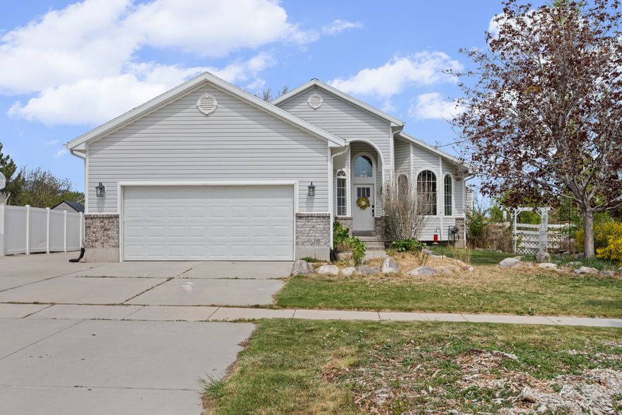 Beautiful open-concept home in one of Herriman's most desirable locations! Featuring 5 spacious bedrooms and a fully finished basement, this home offers plenty of room to live, relax, and entertain. Enjoy cozy evenings by the fireplace and take full advantage of a large deck with over 1,000 sq ft of expansive decking-perfect for seamless indoor/outdoor living-and a private hot tub for year-round relaxation. Ideally situated next to walking trails, parks, schools, a skate park, soccer fields, and open green space. No HOA and plenty of room for all your toys with RV parking. The property also includes mature fruit trees, vegatable box garden, manicured landscaping, and a fully epoxied garage. A rare combination of location, space, and lifestyle-don't miss this opportunity!  3d Walkthrough: https://www.zillow.com/view-3d-home/a9df8450-50e2-440c-9fac-50c3ab58e315?setAttribution=mls&wl=true&utm_source=dashboard