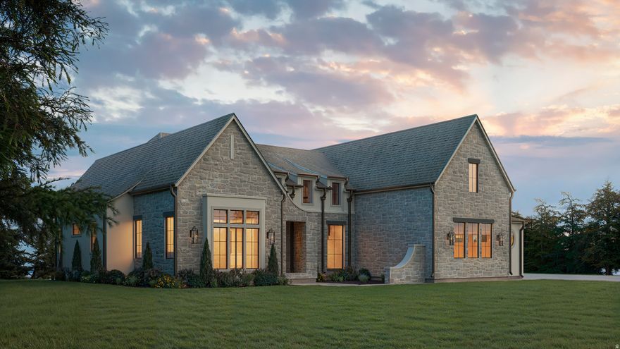 Located in the heart of Lindon, this stunning custom home built by Valor Homes and designed by Jewkes Design offers over 6,400 sq ft of thoughtfully crafted living space. Featuring 5 bedrooms and 4.5 bathrooms, the home combines an open floor plan with high-end finishes and functional design throughout. The main level showcases engineered hardwood flooring, custom cabinetry, aluminum-clad windows and sliders, and a premium appliance package. A butler's pantry adds convenience and style, perfect for entertaining. The spacious primary suite includes a luxurious bathroom and a fully customized closet. Additional highlights include a guest bedroom upstairs and a versatile bunk room. The basement impresses with 10-foot ceilings, a kitchenette, large theatre room, and a dedicated workout gym-creating the perfect space for both relaxation and entertainment. Custom iron doors, custom blinds, and detailed finishes elevate every space. Enjoy outdoor living with a covered deck, fully landscaped yard, and a private pickleball court. A rare opportunity to own a highly upgraded, custom home in a prime Lindon location.