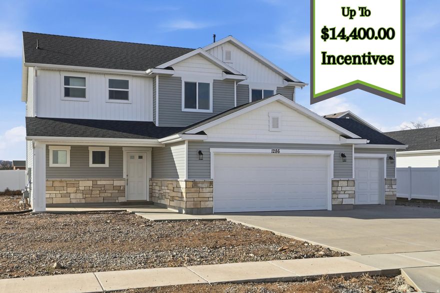 MOVE IN BEFORE THE RUSH OF THE HOLIDAYS!!  The Briarwood is a remarkable floor plan featuring four bedrooms, two and a half bathrooms, and a three-car garage. This home impresses with its stunning design both inside and out. It boasts granite countertops, a spacious pantry, and custom shaker-style cabinets. The laundry room is conveniently located on the second level, adjacent to the bedrooms. The grand master suite includes a luxurious soaker tub and a marble-surround shower. The builder's exceptional design sensibility is evident throughout this perfect home.  Square footage figures are provided as a courtesy estimate only and were obtained from building plans.  Buyer is advised to obtain an independent measurement. 3% Lender Incentives available when you use preferred lender.