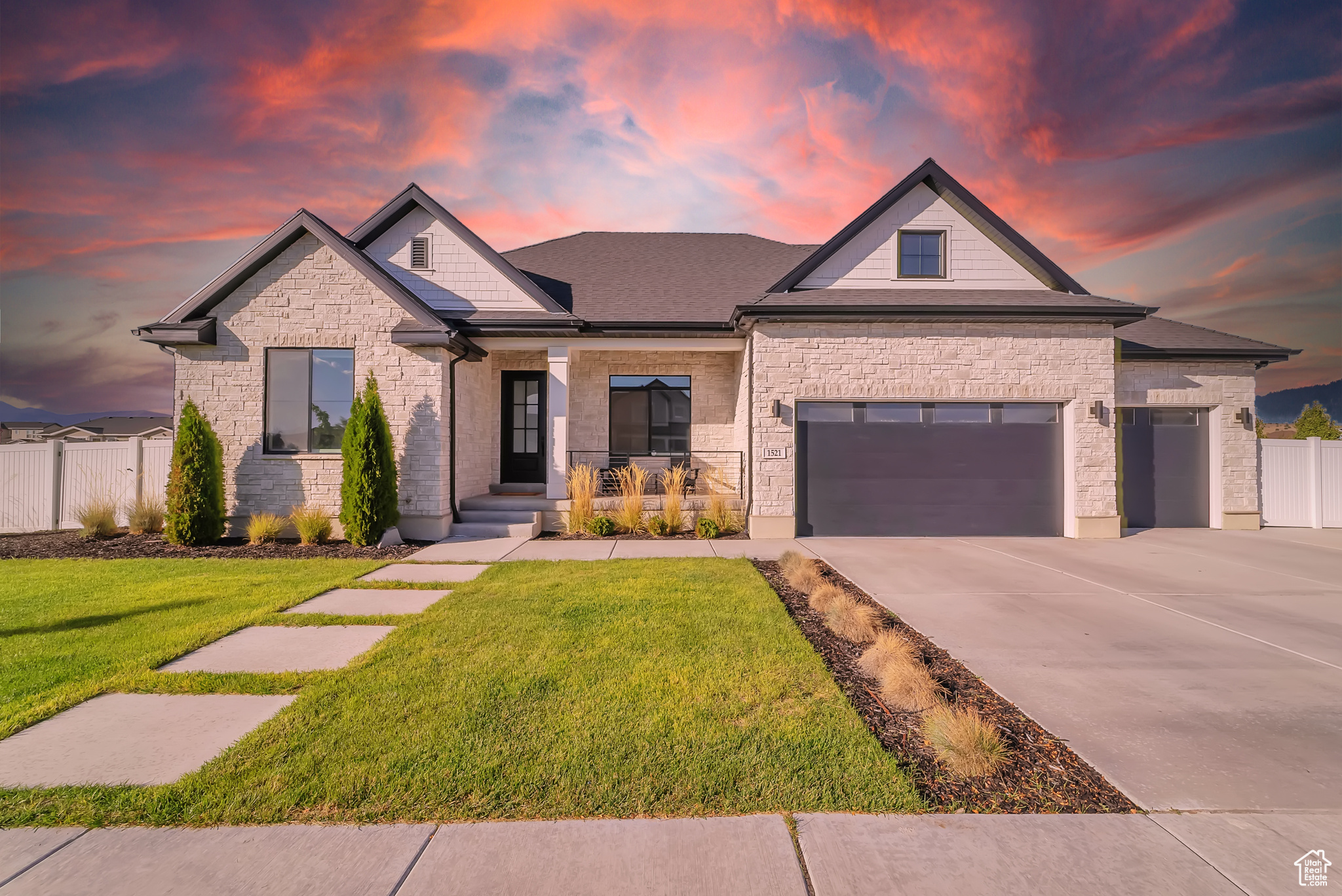 Stunning 6-bed, 5-bath home in Eagle Mountain's Overland Estates! With 2 kitchens, a finished walk-out basement and a 0.39-acre yard with gazebo, play set & trampoline. This home offers space and flexibility for your lifestyle and is a rare find near top schools, parks and amenities; schedule your tour today!