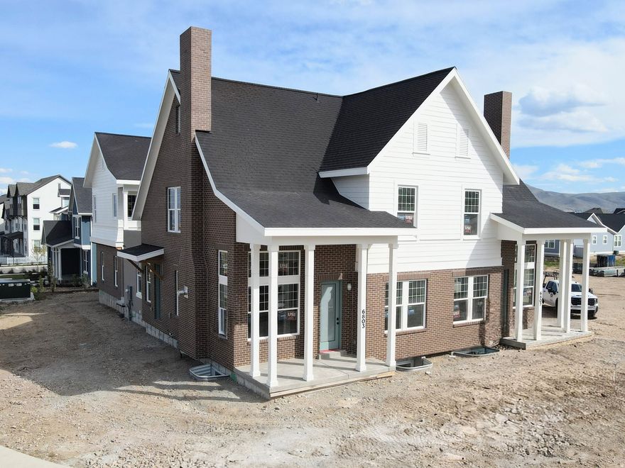 Main-level living on the waterfront! This beautiful home is nearing completion and includes a finished basement. Perfectly positioned on a landscaped corner lot with fencing, directly facing the new Watercourse, this home offers easy access to paddle boarding, kayaking, and nearby running and walking trails. Inside, enjoy a spacious great room and kitchen designed for both everyday living and entertaining, complete with an impressive butler's pantry. The primary suite and laundry room are conveniently located on the main level, offering the ease and convenience of true main-level living. Upstairs, you'll find an open loft, a deck engineered for a future hot tub, and an unfinished bonus area above the garage, perfect for future expansion, extra storage, or a customized flex space to fit your needs. The beautiful "Coventry" home is under construction and is estimated June/July 2026 completion.
