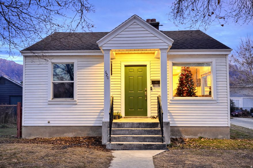 PRICE REDUCTION! MOTIVATED SELLER! Seller offering 1/0 rate buydown with preferred lender - 5.231% first-year rate available! WOW! This darling updated Provo home combines modern finishes with classic charm, making it the perfect starter home or low-maintenance investment property in a high-demand area. Natural light fills every room, beginning with a beautifully refreshed kitchen featuring navy blue cabinetry, subway tile, quartz-style counters, and stainless steel appliances. The layout offers three comfortable bedrooms, two full bathrooms, and a cozy lower-level family room-ideal for first-time buyers, young families, students, or anyone looking for a move-in ready home near BYU and downtown Provo.  The deep, wide backyard is a rare find in this part of Provo, offering space to garden, play, host, or explore future projects-all with stunning mountain views and incredible sunset light. Located on a quiet, established street near parks, schools, and local conveniences, with quick access to I-15, this property delivers!  Whether you're looking for a comfortable home or a smart rental opportunity in a low-vacancy area, this Provo gem checks all the boxes.