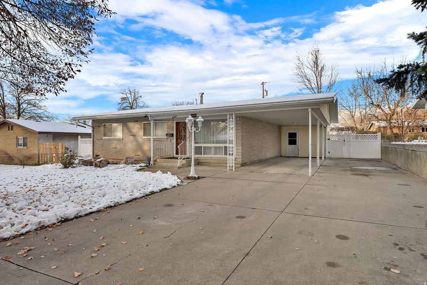 With plenty of charm and loads of potential, welcome home to a great opportunity on the east bench of Ogden! The home is on a very quiet street and features an open floor plan with close proximity to all the area has to offer. The backyard is fully landscaped and is completely fenced in. The covered patio with built in BBQ is great for entertaining or for taking in the awesome mountain views. Inside, the bedrooms are spacious and the house comes ready with all appliances included. The A/C and furnace were replaced in 2019, and the house includes a propane fireplace insert. The driveway is large and offers plenty of space for parking, with a portion of it being covered. The house is easy to show, so schedule a private showing today!