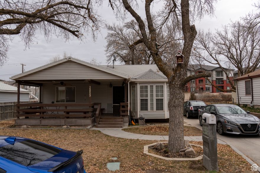 Well kept bungalow located on a treelined street. Possible Investment opportunity as the upstairs is completely shut off from the basement, and to enter basement is a separate entrance around back. The large front porch is a perfect spot to sit and relax. The large backyard is a excellent for entertaining. New central air/furnace in 2020. Two large storage buildings are also included. Spacious garage. Home has nest system and outdoor motion lights. Square footage figures are provided as a courtesy estimate only and were obtained from County Tax Assessor. Buyer is advised to obtain an independent measurement. Taxes are an estimate.   2 Hour Notice for all showings.