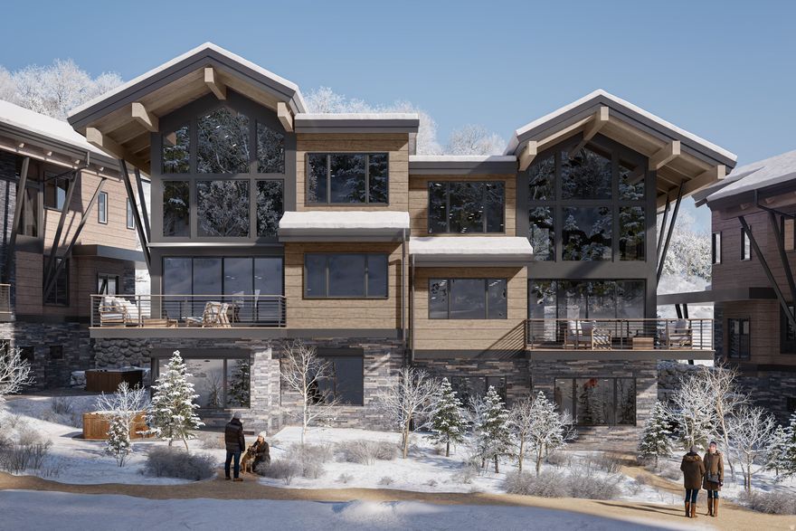 The Havens at Deer Crest offers a rare opportunity to secure true ski-in/ski-out ownership directly on the Jordanelle ski run within an intimate 32-residence enclave just outside the future Deer Crest Village. Right-sized and right here, each home is a thoughtfully designed slopeside chalet-spacious enough for family gatherings, yet comfortable enough to truly unwind. Private garages and ski rooms keep your gear dialed, while terraces and hot tubs set the tone for effortless aprs. Designed for buyers who appreciate the rare direct slopeside access and smart timing ahead of area improvements. The Havens provides on-snow convenience from your back door, nightly rental flexibility, and a streamlined lock-and-leave model without the significant cost of amenity-heavy resort projects that require year round funding. South-facing orientation brings abundant light, while the location remains both connected and tucked away-minutes to Deer Valley's expanding East Village for luxury spas, shopping & dining. With new lifts, terrain, and gathering places on the horizon Haven's owners enjoy a front-row seat to Deer Valley's next chapter. For those who understand the long-term value of scarce slopeside inventory, this is early positioning at one of the most compelling new-construction price points in Deer Valley. Developed by East West Partners, a trusted Mountain West resort developer with a multi-decade track record in Deer Valley and other premier ski markets, The Havens carries the confidence of proven execution and enduring value.