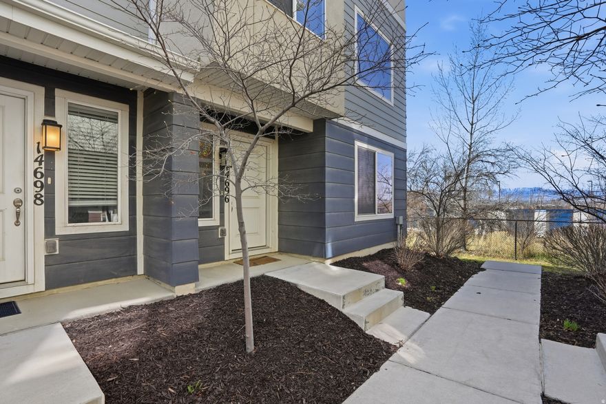 Grand Open House Saturday, March 14 from 11AM - 1PM. Rare opportunity to own one of the few fully finished 4-bedroom townhomes in the Independence community. This thoughtfully designed layout offers more space and flexibility than most homes in the neighborhood, with a finished lower level ideal for guests, a home office, or additional living space. Located in one of Bluffdale's fastest-growing areas with quick access to I-15, Silicon Slopes, and Traverse Mountain. Just minutes from the Point of the Mountain Innovation District, one of the largest mixed-use developments in the western U.S., bringing future tech jobs, retail, dining, entertainment, and parks to the area. The HOA provides low-maintenance living with landscaping, snow removal, and common area maintenance included.