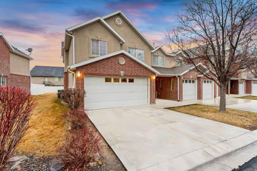 Welcome home to this stunning end-unit townhome, perfectly situated in the heart of South Jordan.This 3-bedroom,2-bathroom gem offers the ultimate blend of comfort and convenience, featuring brand-new flooring throughout and a total mechanical overhaul with a new furnace, A/C, and water heater for year-round peace of mind. Step out your back door to find a sprawling, open green space ideal for kids and pets to roam. With a 2-car garage and the community pool just a two-minute stroll away, this home is designed for an effortless, active lifestyle.