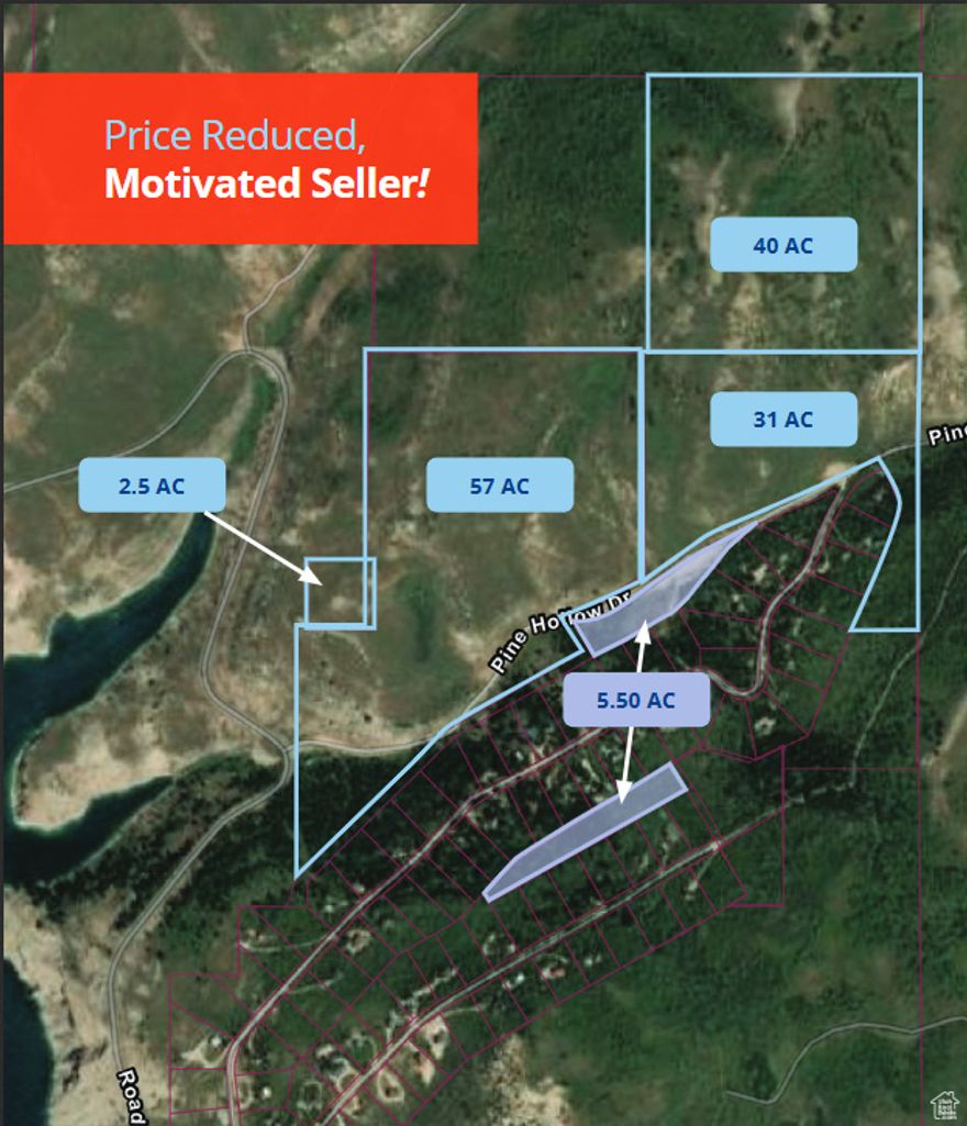 Listing includes 130.5 acres of land next Strawberry Reservoir.  It includes parcel numbers 00-0010-9285, 00-0010-1850, 00-0010-1851, and 00-0010-2001.  Breathtaking lake and mountain views.  May include 25-acre feet of leased water from Central Utah water.  Five minutes to Soldier Creek Dam Day Use area and less than 10 minutes to Aspen Grove Boat Ramp.  Year-round recreation; including fishing, boating, kayaking, ice fishing, snowmobiling, and more.