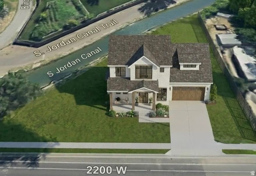 Rare residential infill lot in West Jordan.  This won't last long! Quiet, established neighborhood with extremely limited vacant land supply. Ideal for a custom single-family home or small residential home project. Please see attached information sheet in the listing documents for additional details on the property. Property backs up to the South Jordan canal, buildable area is smaller than total property acreage. It is an odd shaped lot.  Please view the information sheet link below several examples of floor plans that fit on this property. https://docs.google.com/document/d/114Bxh_d6WtwD48ieps-f1wPJaD_uycIEAZVu7nTro0Q/edit?usp=sharing Serious inquiries only. Please send offers to Luke@4sight.dev.  *Photos with rendering of home is for example purposes only*