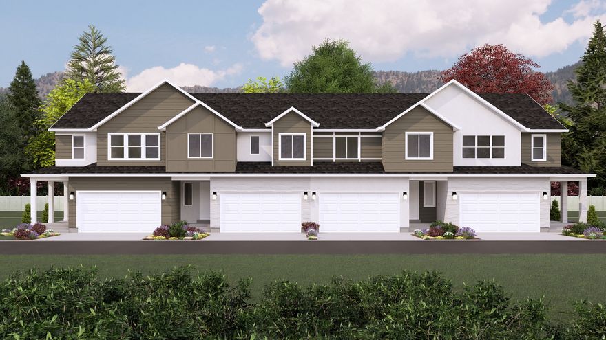 Our popular Cornelia floorplan! The bright and open main floor layout flows seamlessly into a gourmet kitchen, complete with a large island and ample counter space. Upstairs, the luxurious primary suite offers a serene retreat, featuring a walk-in closet and a spa-like ensuite bathroom. The upper floor also includes two additional bedrooms, a bathroom, and a versatile loft space, ideal for a home office, play area, or cozy reading nook. The finished basement featuring a fourth bedroom, a full bathroom, and a recreation room, perfect for movie nights or gatherings. Enjoy ample storage throughout the home, and a wide two-car garage for convenience and plenty of room for vehicles or gear. Photos are of a finished Cornelia. Color pallet may be different than what is in the photos. Seller offering credit with using preferred lender! Estimated completion date is MID JULY! (Photos shown are examples of a completed unit. Color Selections in photos may vary per unit).