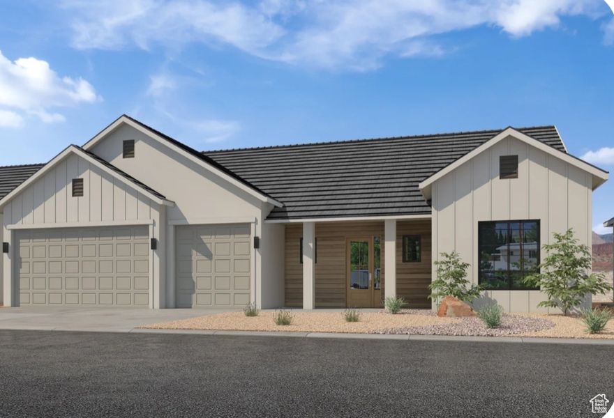 New home under construction in SunRiver Firelight located in Toquerville Utah. Just 15 minutes from St. George this community will have all the amenities and activities that has made SunRiver in St. George a coveted place to live. 50 plus clubs and groups, swimming pool, pickleball and non stop activities.  In this community you will "Live a little closer!" Closer to Zion and the great outdoors and closer to Cedar City and Brian Head Ski Resort. At 3,500 feet elevation this community is the coolest temperatures in the St. George Area without SNOW! This is the EVERGREEN Floor Plan with many nice upgrades included. Buy one of the first 74 homes and pay no HOA for 2 years after closing. Call to check Interest Rate Incentives on select homes. Model home open daily, visit our community just of I-15 Exit 27.