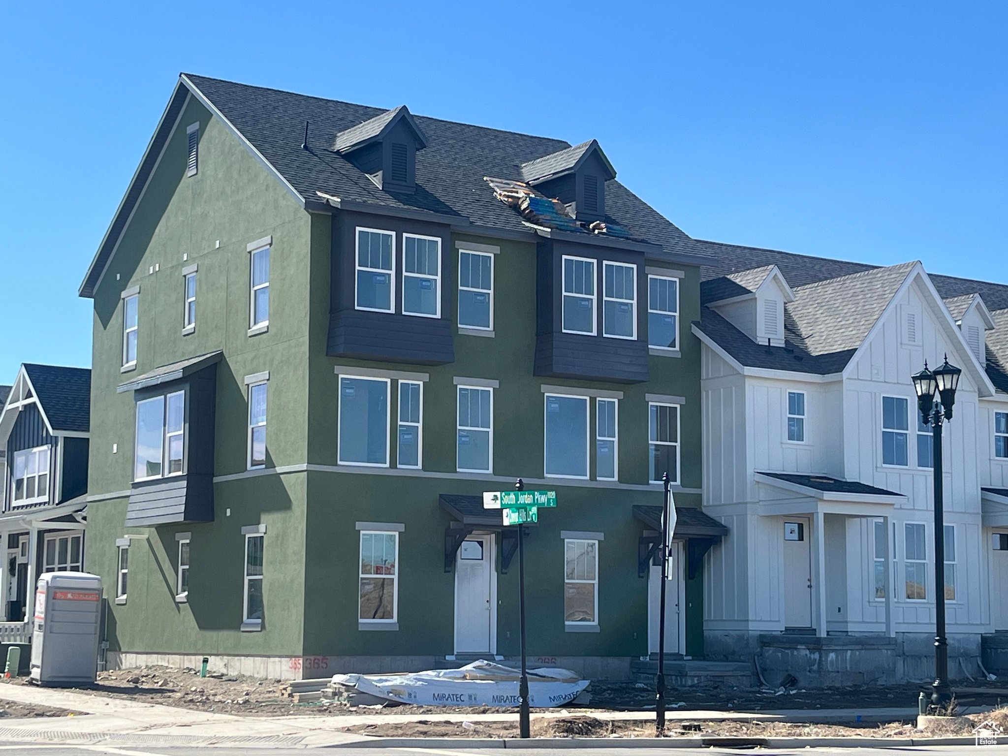 Qualifies for Utah Grant -- $$20,000 to buy down interest rates, apply funds towards a down payment or pay closing costs. Plus Preferred Lender Fixed Rate 5.74%.  Upgrades INCLUDED! Adrian Townhouse built by Destination Homes! March estimated completion timeframe. (other units available now, or next 30-60 days) Truly a must see floorpan with a large great room perfect for Entertaining or Daily Living! Near Daybreak's newest amenity, the Watercourse. All the finishes you are looking for! Upgrades including Stainless Steel Appliances, Vaulted Ceiling, Walk-in Closet, and more! Hurry before this one is gone. Daybreak amenities include, Pools, Gym, Parks, Downtown Daybreak, Future Bees Stadium, Trax, Restaurants & More! Pictures are previous model home. Finishes and Colors may vary. Buyer and buyers agent to verify all information. RE taxes not yet assessed.