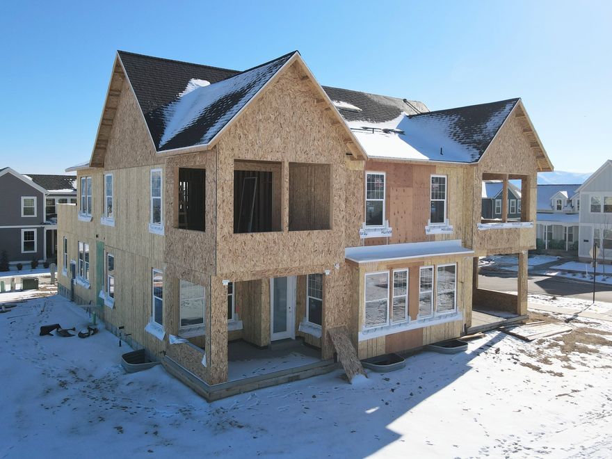 Beautiful home under construction! Walking distance to the new watercourse and tons of walking trails! This home features a spacious front porch that opens into a generous great room, seamlessly connected to a modern kitchen with a large pantry. The impressive primary suite includes a private balcony, hot tub-ready, and a luxurious en-suite bathroom featuring a stand-alone soaking tub, separate shower, and a spacious walk-in closet. Price already includes Designer Upgrades and Options! Estimated Summer 2026 Completion *Interior finished photos are of similar plan for example purposes. Upgrades and finishes will vary*