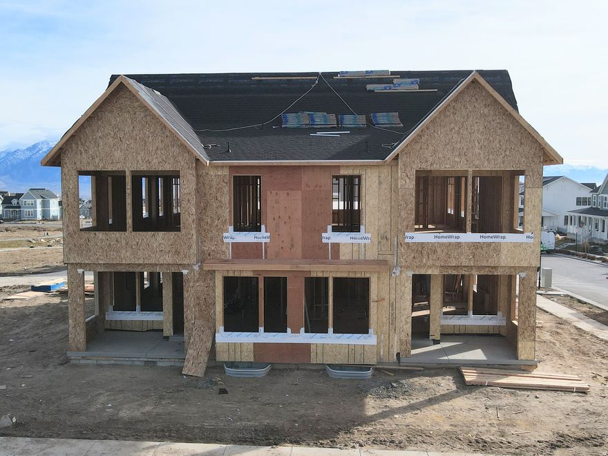 Beautiful home under construction! Walking distance to the new watercourse and tons of walking trails! This home features a spacious front porch that opens into a generous great room, seamlessly connected to a modern kitchen with a large pantry. The impressive primary suite includes a private balcony, hot tub-ready, and a luxurious en-suite bathroom featuring a stand-alone soaking tub, separate shower, and a spacious walk-in closet. Price already includes Designer Upgrades and Options! Estimated Summer 2026 Completion *Interior finished photos are of similar plan for example purposes. Upgrades and finishes will vary*