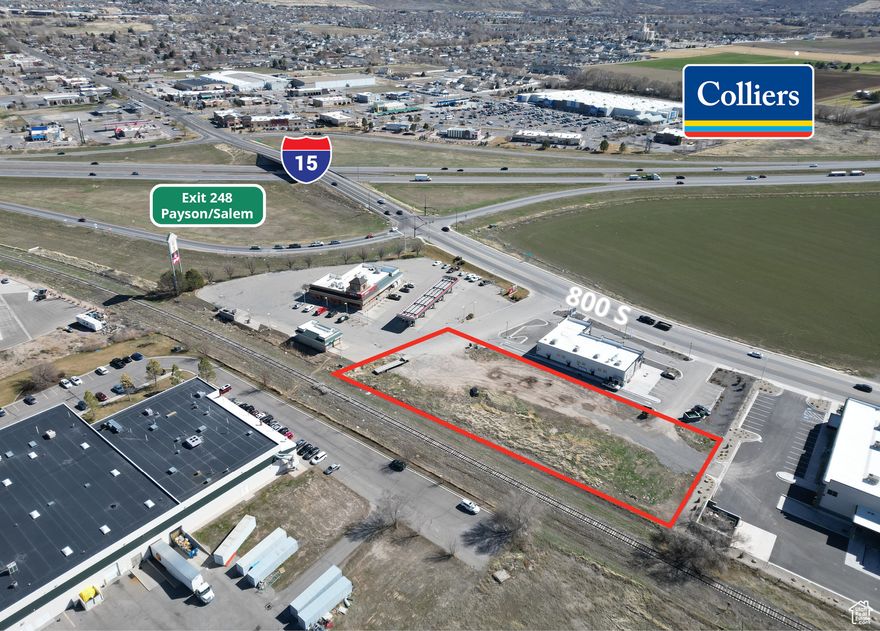 Prime 1.11-acre commercial lot in Payson, ideally located off Southern Utah County's largest freeway exit! Zoned S-1 (Special Highway Service Zone), this versatile property allows for a variety of permitted uses, including a car wash, auto sales, auto lube and tune-up, office, retail and more. With a submitted concept plan, ample parking, and a value-add opportunity for construction, this site is perfect for owner-users or investors. Situated near the new Payson MTECH Campus, this high-visibility location offers incredible potential in a growing market. Don't miss out!